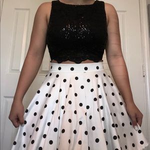 Two piece Homecoming dress